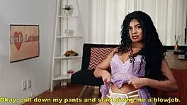 super sweet latina teen loses virginity on camera 😍