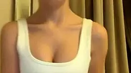 alessandra figures out how to shake her tits with slower moves