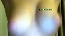 alessandra figures out how to shake her tits with slower moves