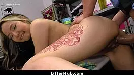 Mall Officer Confronts Teen Shoplifter In Garage, Demanding Intense Cowgirl And Doggystyle Punishment