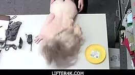 Stepbrother fucks Lilly Bell's tight teen pussy.