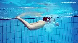 horny teen feels shy while stripping naked in public