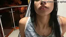 Outdoor Anal Sex On Balcony!