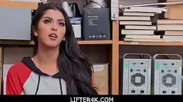 Sophia Leone has to fuck the officer to get her way home