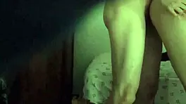 SPYING ON CUTE LATINA TEEN IN HIDDEN CAM AS SHE GETS FUCKED IN ROOM