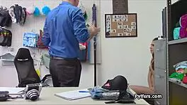 Ramming Sexy Thief Gianna After Strip Search