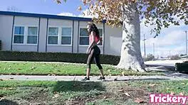 demi sutra performs in an interracial group scene