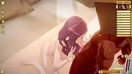 Cute Teen Girl Teased By Pervert In Anime