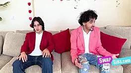 Teens Swap For Stepmom Kissing Lessons