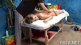 blonde teen lexi interacts with old nick