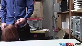 Starr interacts with the guard in a storyline roleplay