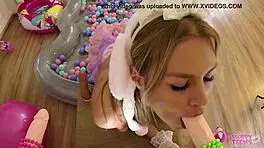 camgirl cam girl with dildos gets caught by fan for bj - zlata shine trailer 1.