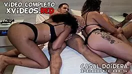 Two Couples Swap and Girls Kiss in Real Amateur Swing