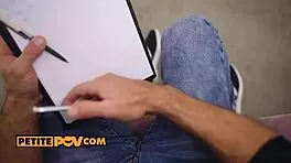 POV - amazing Colombian Latina Veronica Leal demos her blowjob and doggystyle skills with masturbation! 😍