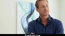 busty step sister fondled and fucked by her two brothers