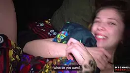 Brother Fucks Step-Sister In Cowgirl At Cinema