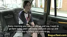 British Teen Fucked By Taxi Driver Outdoors