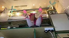 why is boss taking off alice's panties at work?