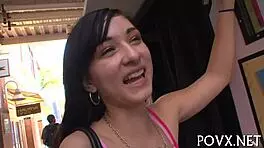 Teen 18+ Foreplay Blowjob Leads To Hardcore POV Sex