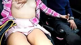 big squirt asian teen 18+ with small 18+ tits sex with stranger in the car
