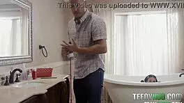 i got stuck in the tub and bianca banged danny mountain in front of me