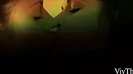 Oh, the sexy blonde licks and fingers her lover's pussy so well!