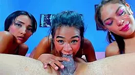 I Invited My Girlfriend and Her Friends for Lunch. They Devoured My Cock Instead!