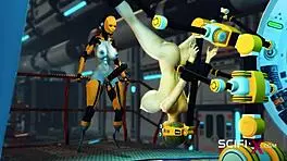 科幻BDSM铐住辣妹和人妖安卓实验室狂肛