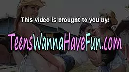 Teen babes at party engage in oral activities