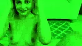 Petite Blonde Stepdaughter Gifts Stepdad With POV Pleasure