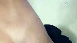 Petite lesbians explore anal with monster cocks