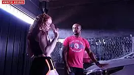 I went fix my neighbor's car she gave me green light and I fucked her hard in the ass