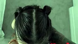 Petite stepsis with big butt gets intense POV fucking.