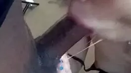 throat slave eva yi inhales black dick