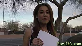 Ethnic Teen Gets Cum Pov Blowjob And Handjob