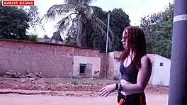 I went fix my neighbor's car she gave me green light and I fucked her hard in the ass