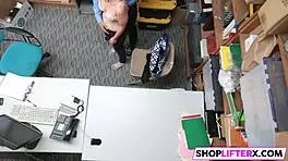 Sexy cutie penelope gets fucked for theft with blowjob