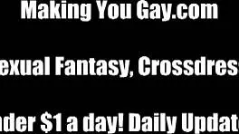 Your Virgin Ass Trembles with Excitement for the Big Surprise from Dildo Fetish and Anal Toys.