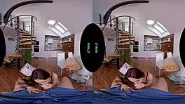 Vrhush Petite 18+ Lexi Dona Rides A Cock In Vr Pov