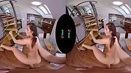 Vrhush Petite 18+ Lexi Dona Rides A Cock In Vr Pov