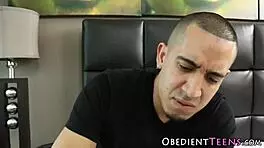 Teenager Gets Roughly Banged in High Definition Group Scene