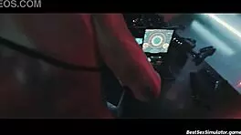 Cyberpunk Threesome With Milfs