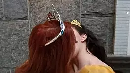 yo, gotta see these hot magical kisses from princess production with cute babes