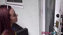 smalltitted teen gets a facial