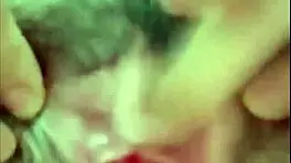 Asian teen fingers her tight wet pussy