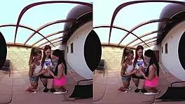 Hey, Check Out These Three Amazing Table Tennis Chicks Getting Wild in a Hardcore POV Threesome