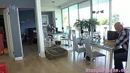 Teen Domina Pegging Her Lover's Ass In Fetish Close-Up