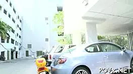 She loves sucking those massive cocks.