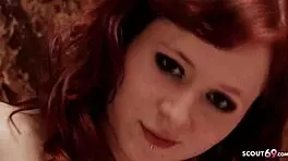 Ginger Virgin Teen 18+ Seduces Client for Hardcore Massage Fuck