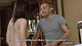 elegant girl stretches spread pussy and gets deflorated